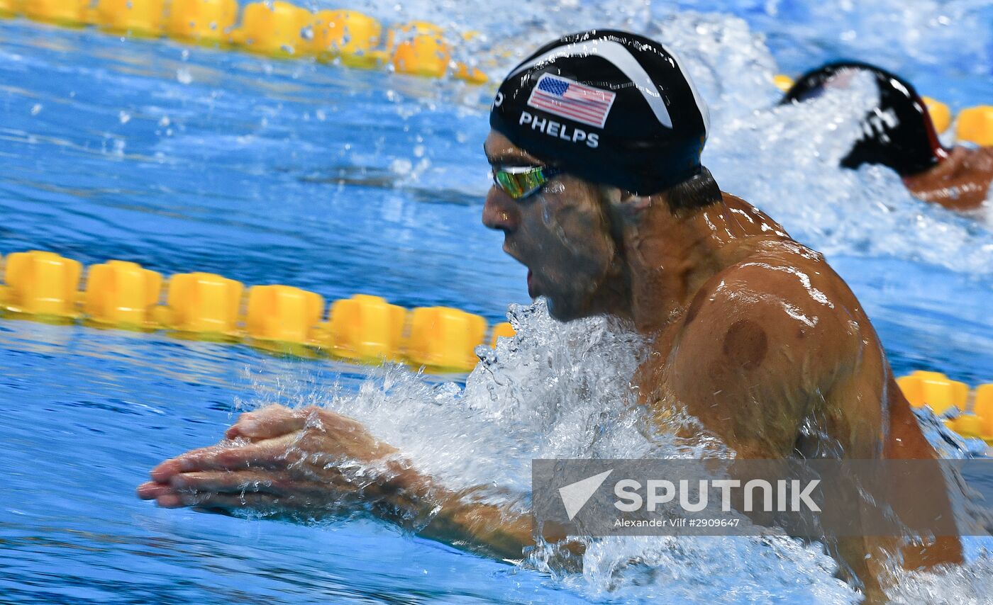 2016 Summer Olympics. Swimming. Day Five
