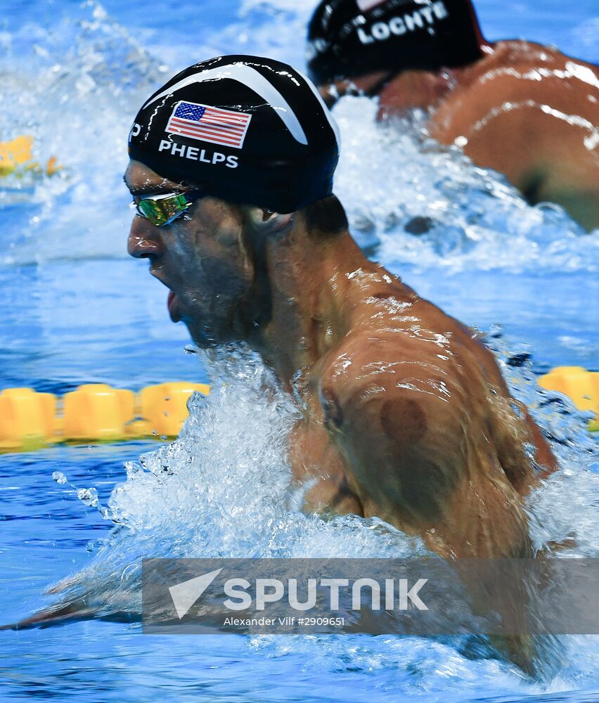 2016 Summer Olympics. Swimming. Day Five