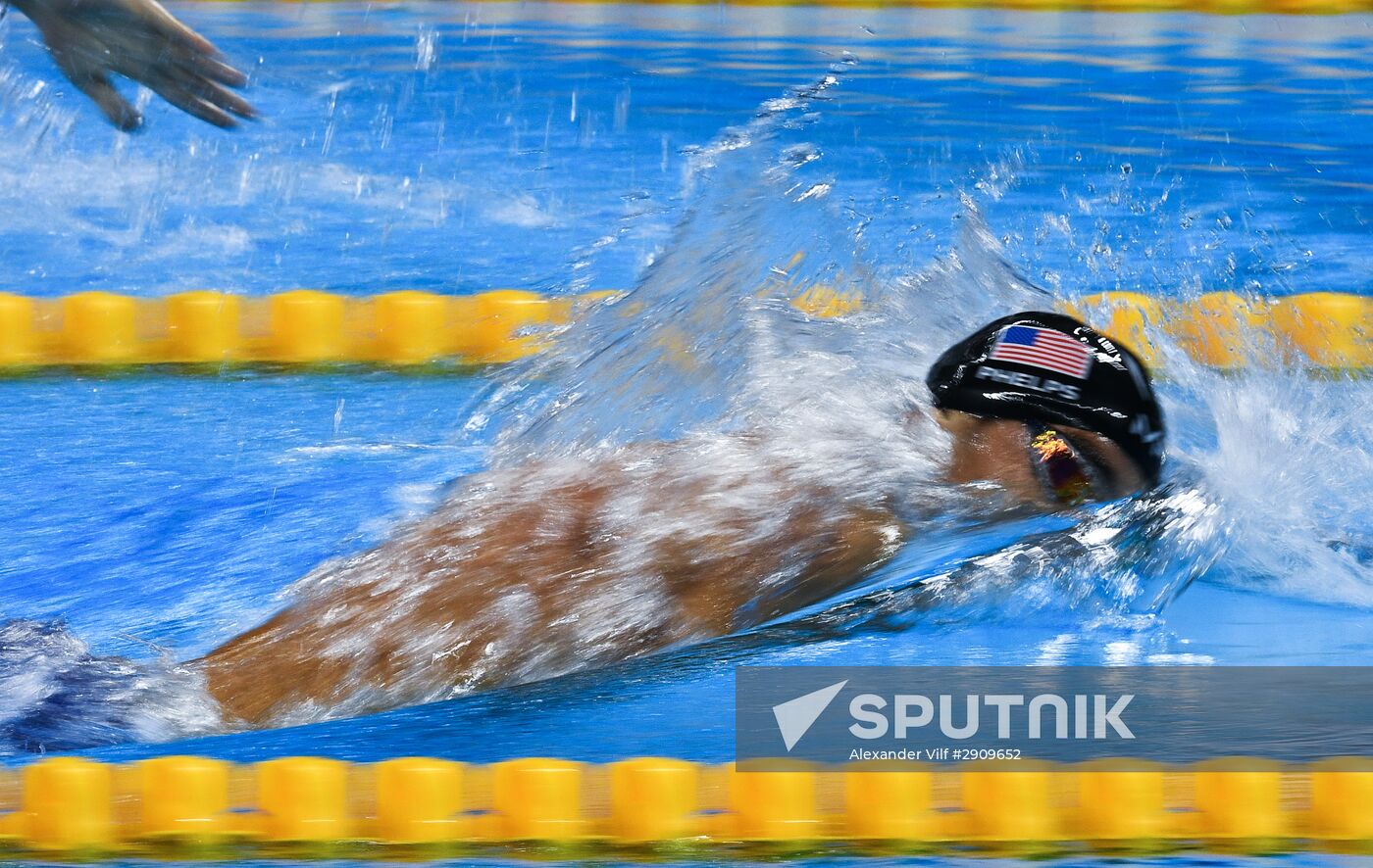2016 Summer Olympics. Swimming. Day Five