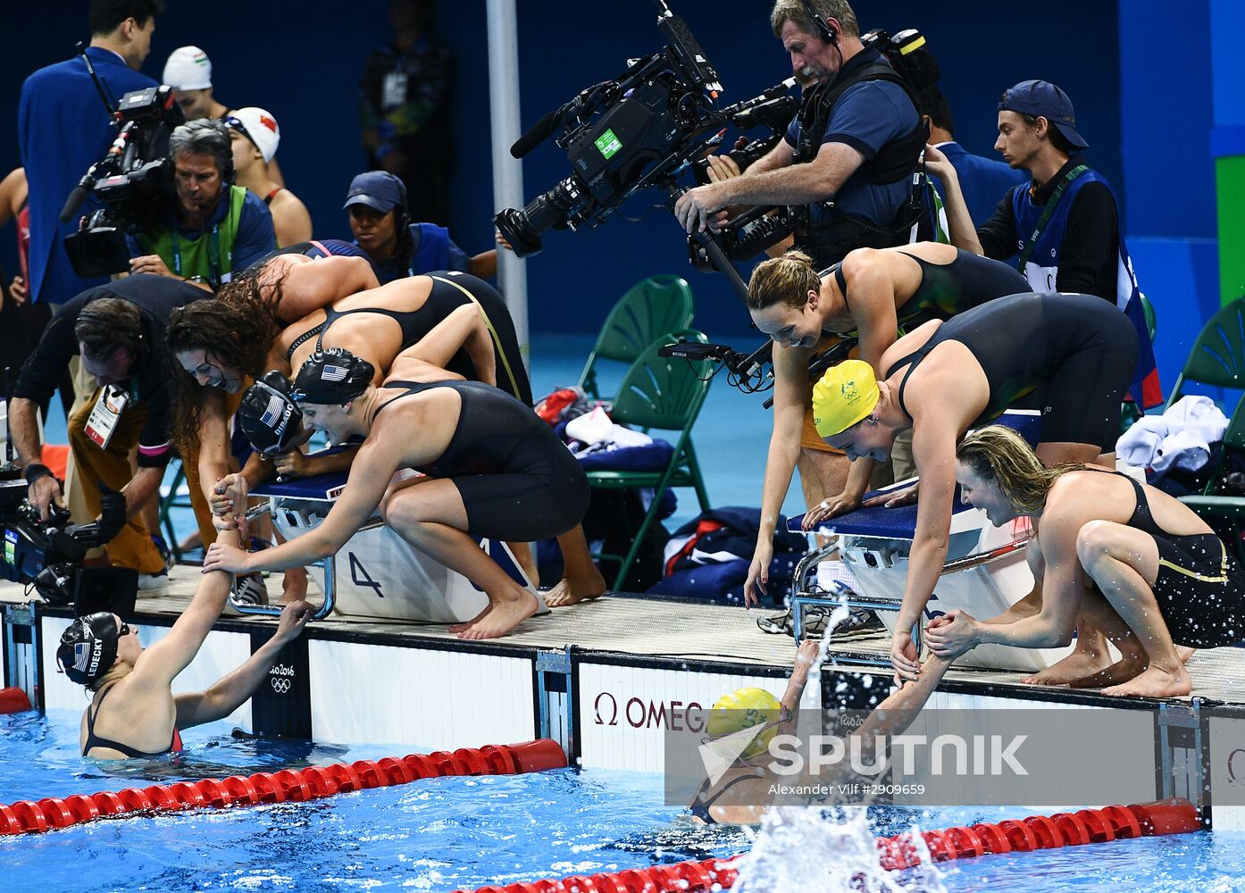 2016 Summer Olympics. Swimming. Day Five