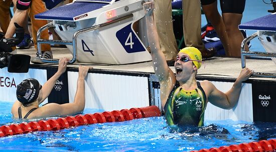 2016 Summer Olympics. Swimming. Day Five