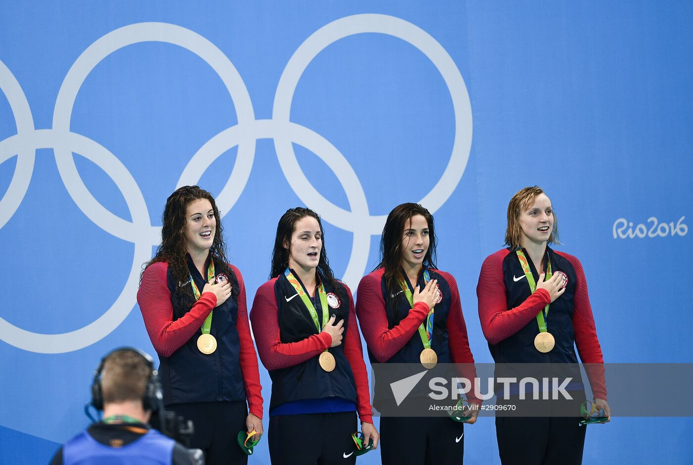 2016 Summer Olympics. Swimming. Day Five