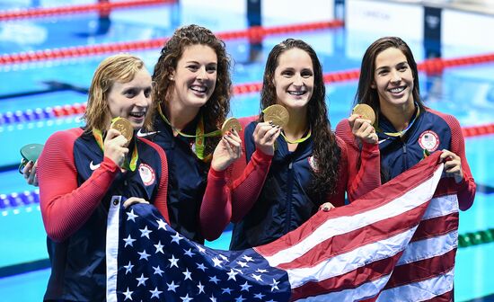 2016 Summer Olympics. Swimming. Day Five