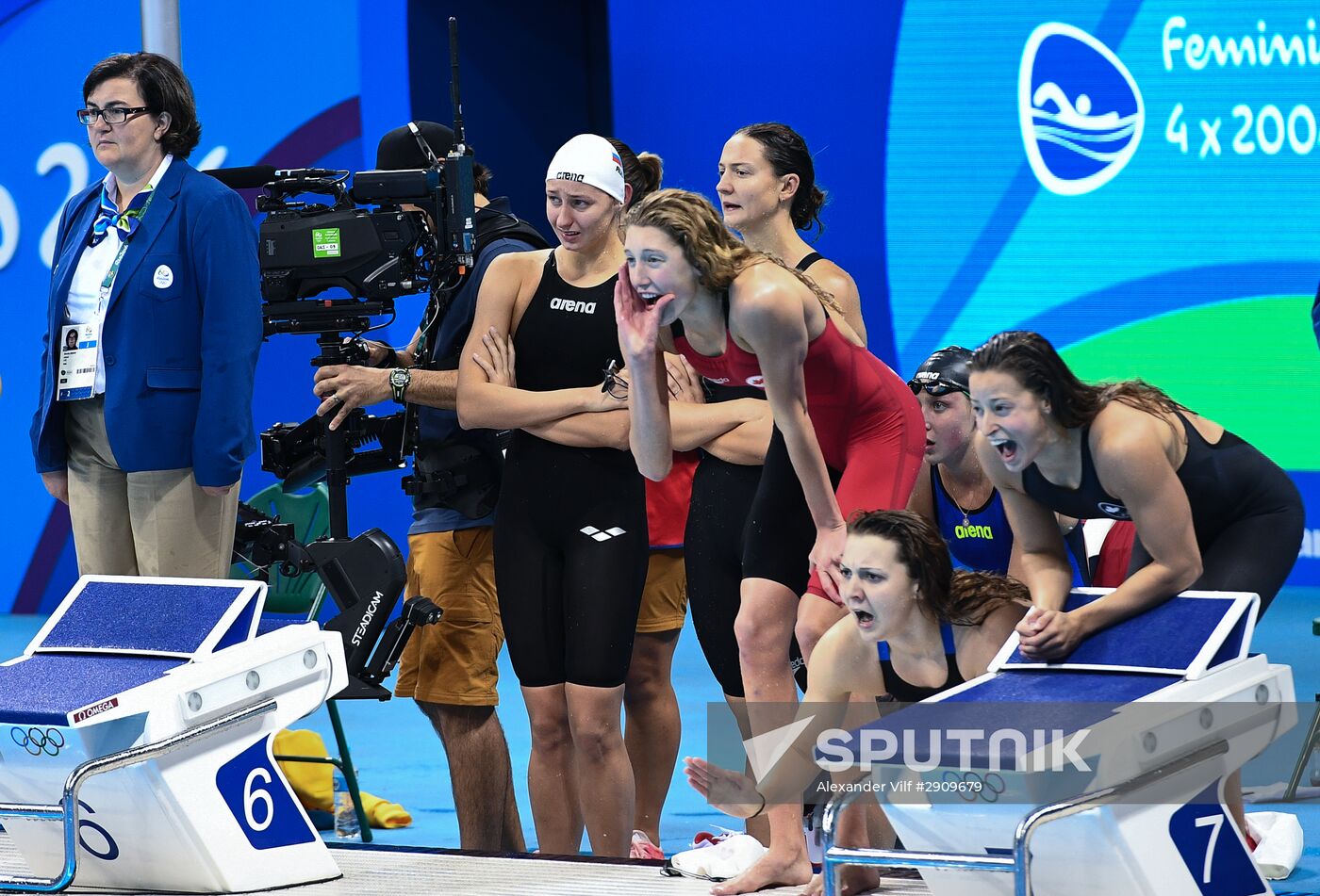 2016 Summer Olympics. Swimming. Day Five