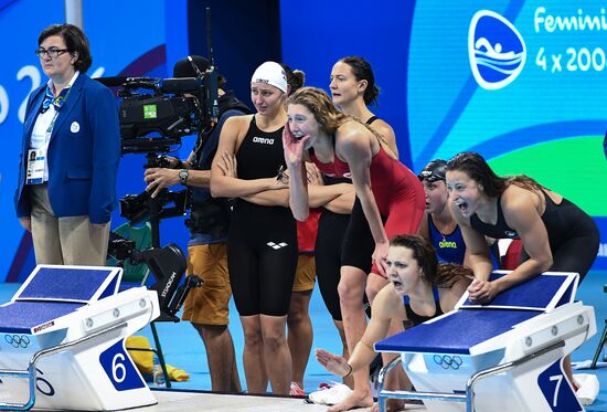 2016 Summer Olympics. Swimming. Day Five