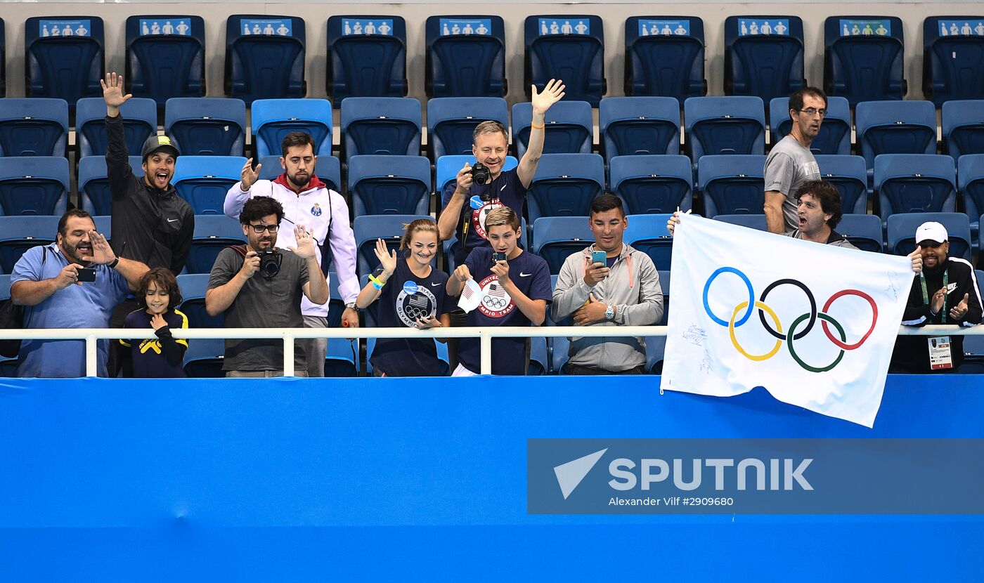 2016 Summer Olympics. Swimming. Day Five