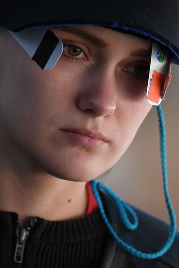 2016 Summer Olympics. Shooting sport. Women. Three-position air rifle