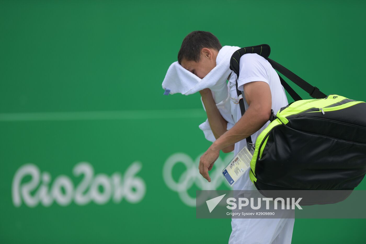 2016 Summer Olympics. Tennis. Men. Donskoi vs. Johnson