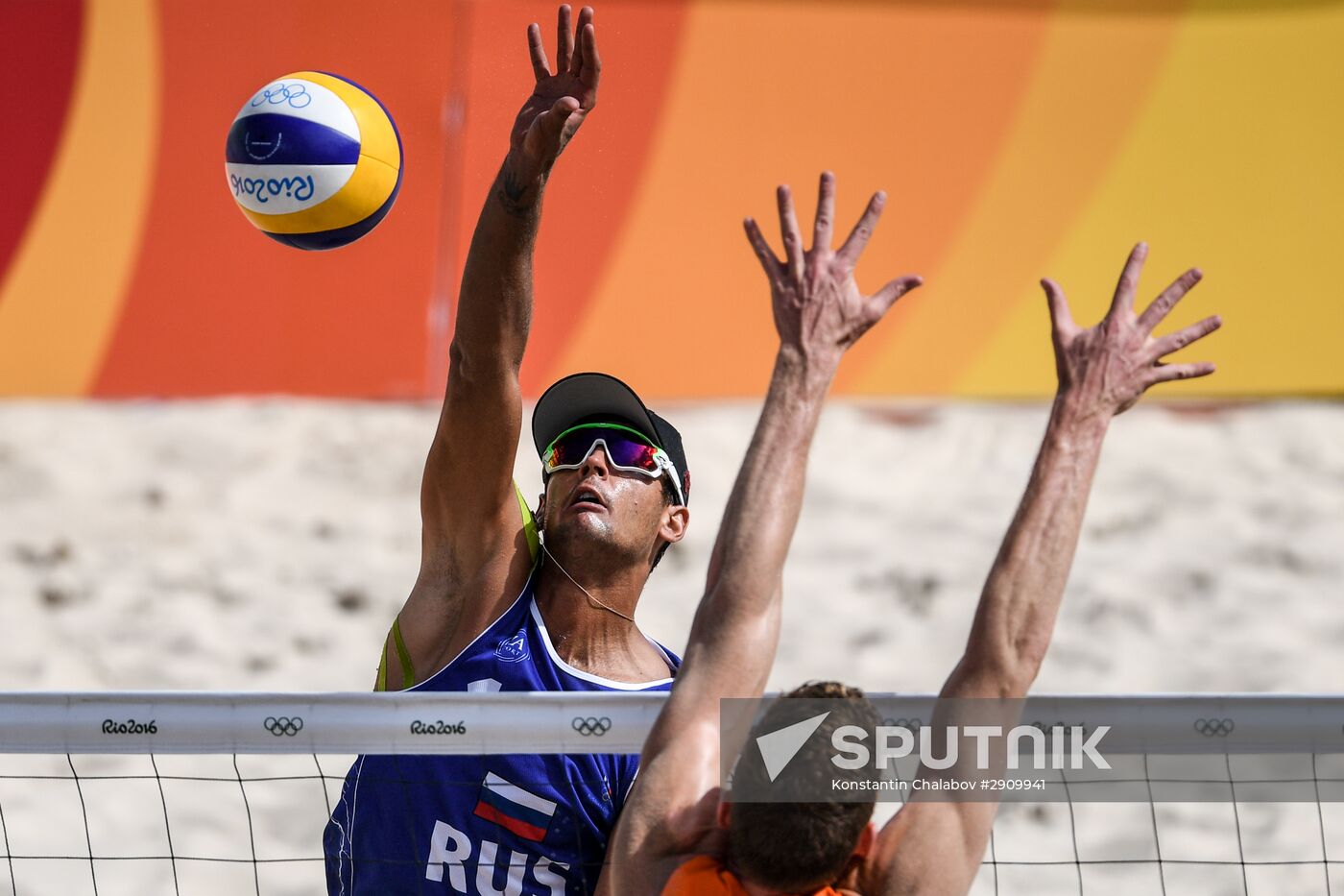 2016 Summer Olympics. Beach volleyball. Men. Day Six