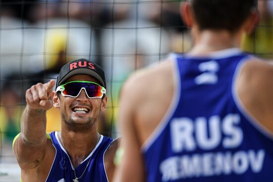 2016 Summer Olympics. Beach volleyball. Men. Day Six