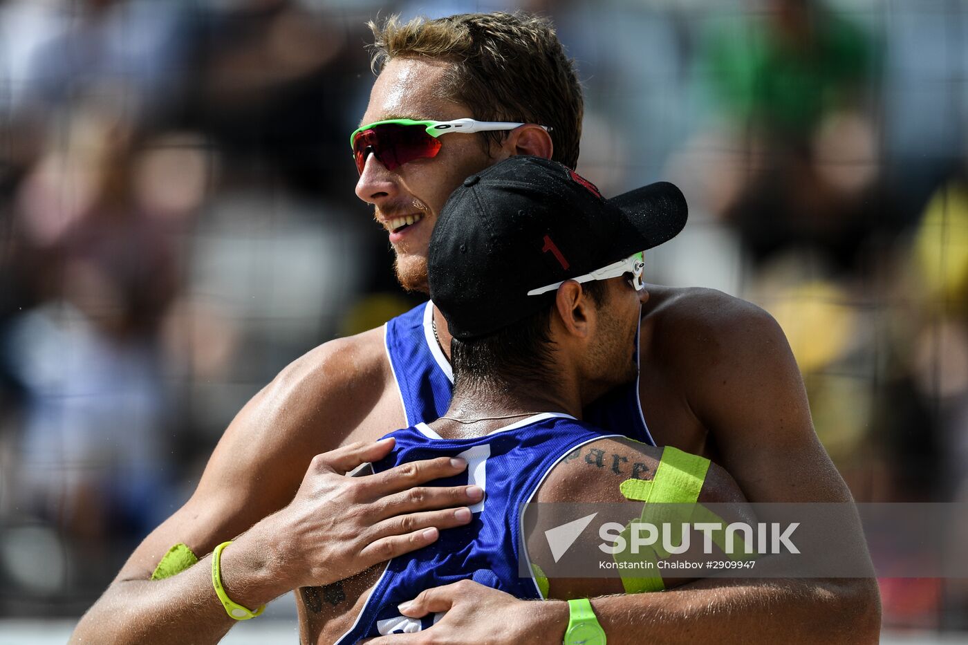 2016 Summer Olympics. Beach volleyball. Men. Day Six
