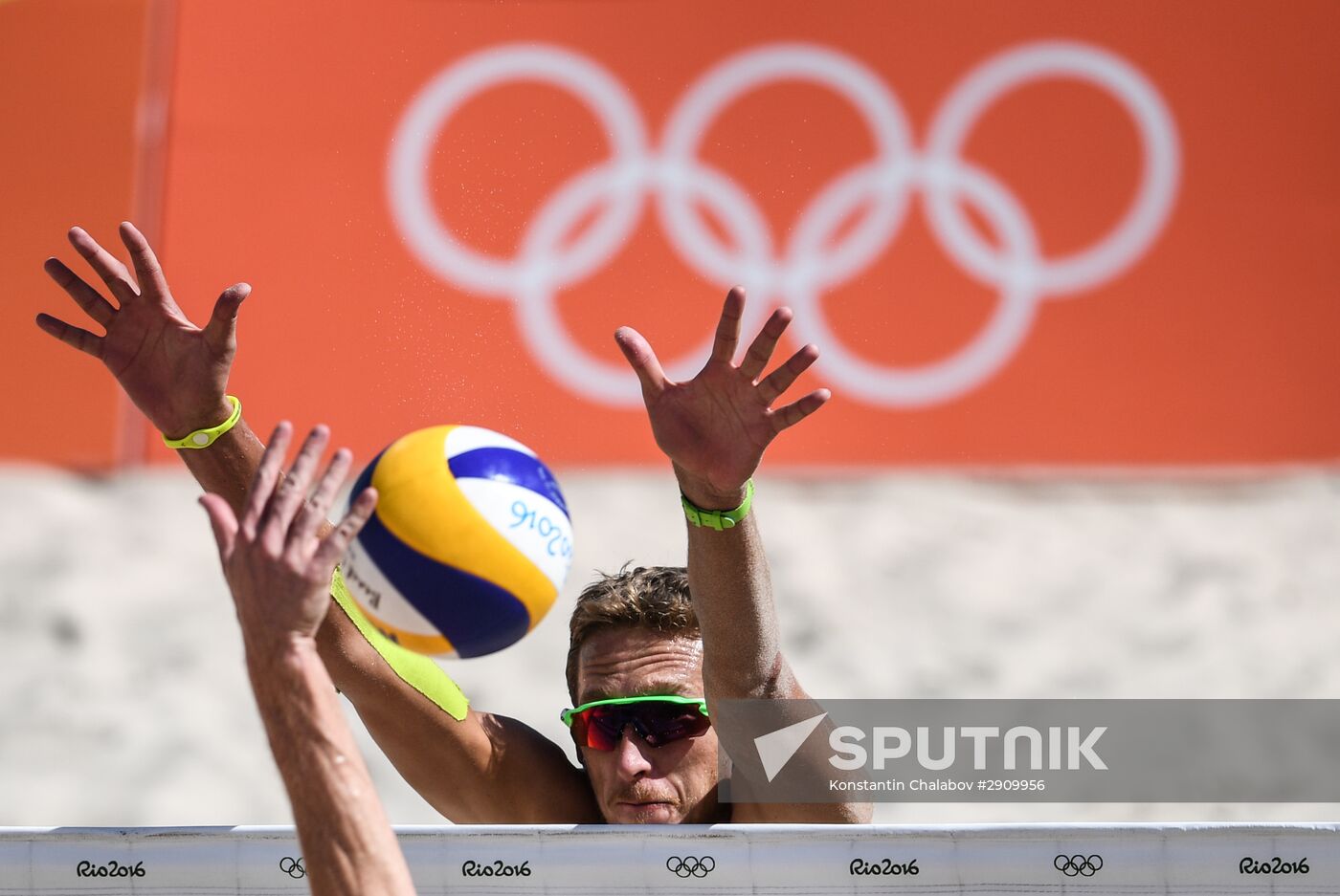 2016 Summer Olympics. Beach volleyball. Men. Day Six