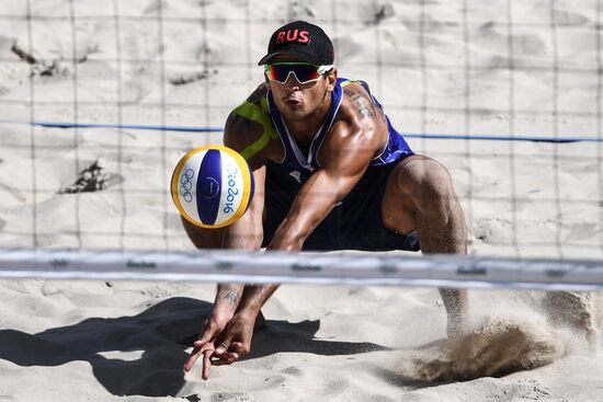 2016 Summer Olympics. Beach volleyball. Men. Day Six