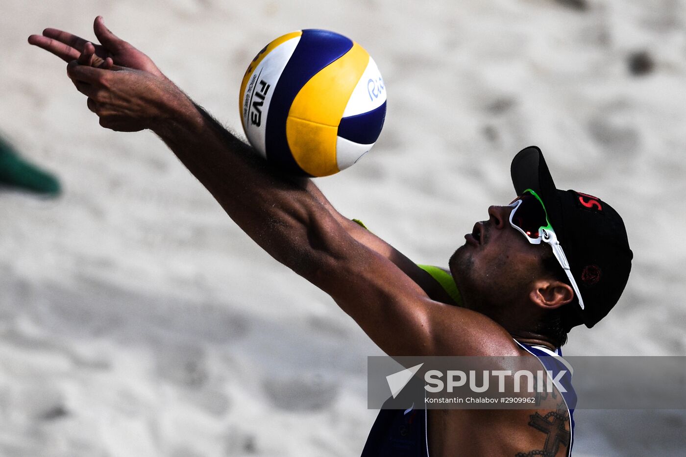 2016 Summer Olympics. Beach volleyball. Men. Day Six