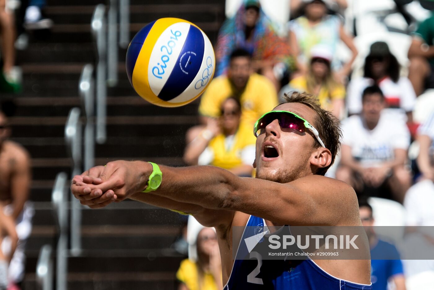2016 Summer Olympics. Beach volleyball. Men. Day Six
