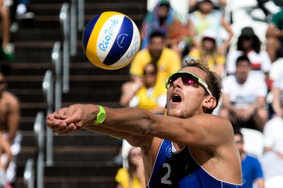 2016 Summer Olympics. Beach volleyball. Men. Day Six