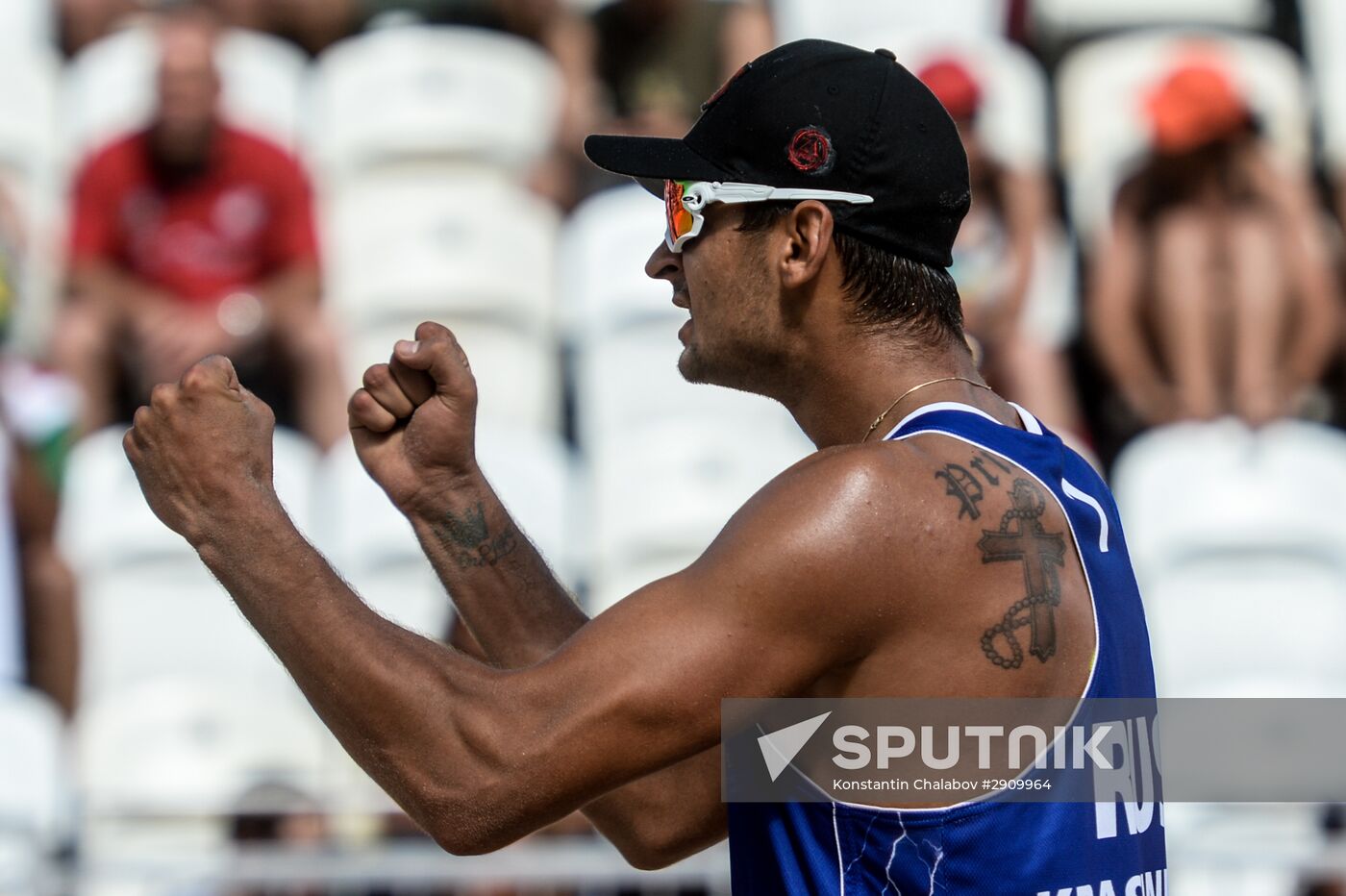 2016 Summer Olympics. Beach volleyball. Men. Day Six
