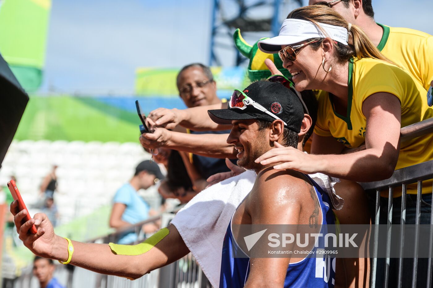 2016 Summer Olympics. Beach volleyball. Men. Day Six