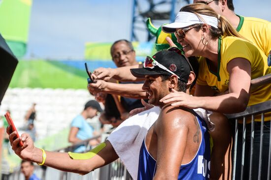 2016 Summer Olympics. Beach volleyball. Men. Day Six