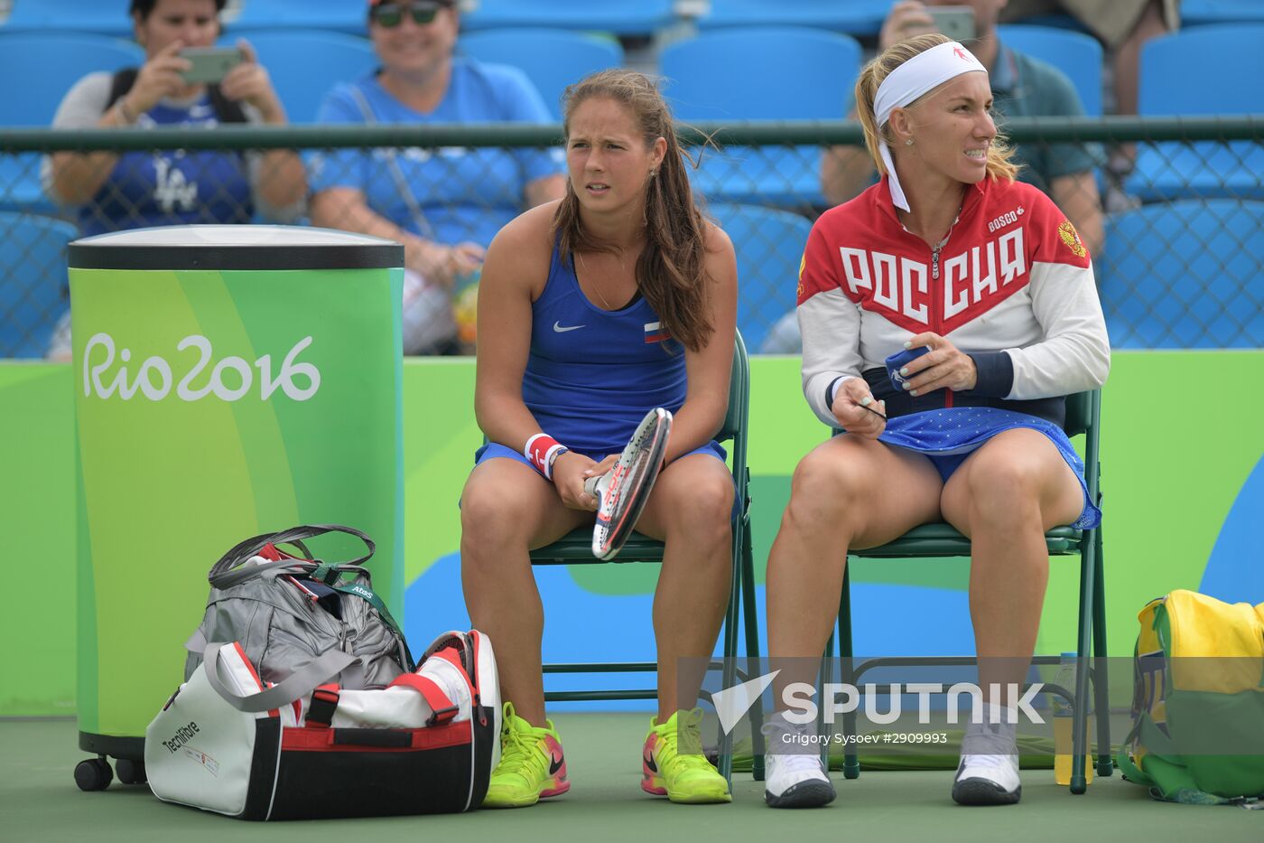 2016 Summer Olympics. Tennis. Day Five