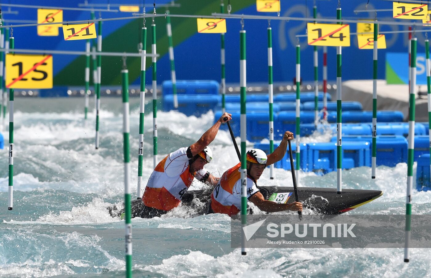 2016 Summer Olympics. Canoe slalom. Men. Canoe double