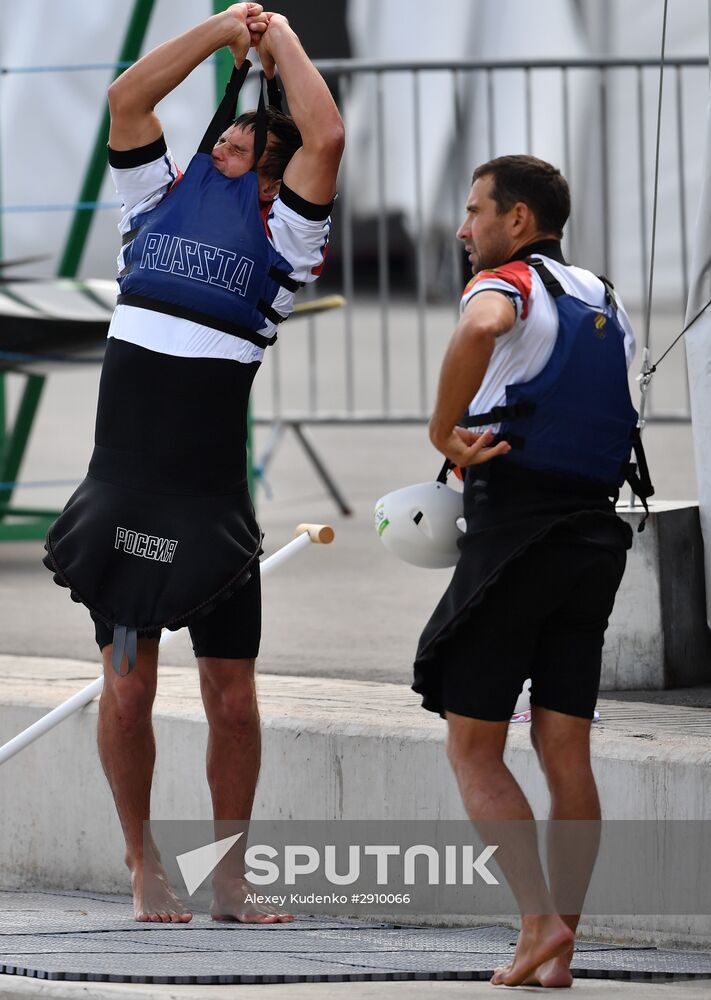 2016 Summer Olympics. Canoe slalom. Men. Canoe double