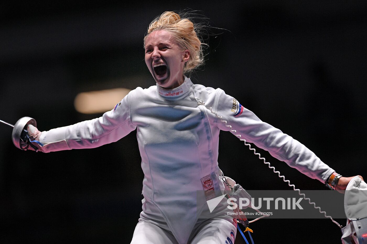 2016 Summer Olympics. Fencing. Women. Épée. Team competition