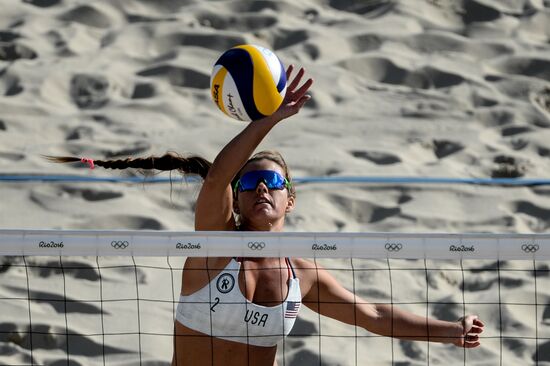 2016 Summer Olympics. Beach volleyball. Women. Day Six