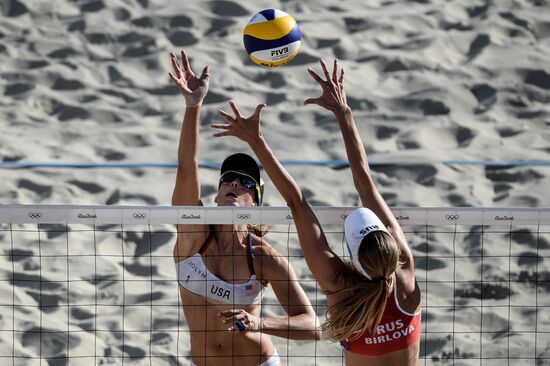 2016 Summer Olympics. Beach volleyball. Women. Day Six