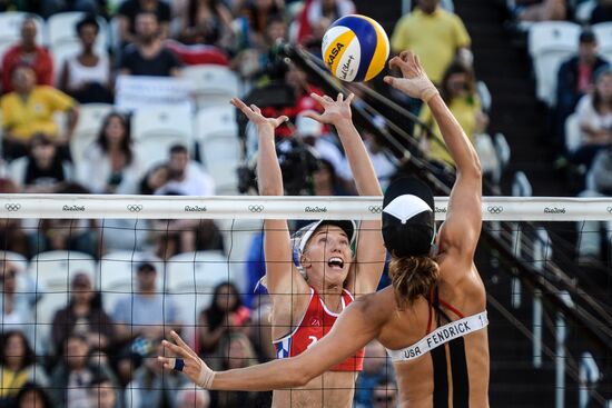 2016 Summer Olympics. Beach volleyball. Women. Day Six