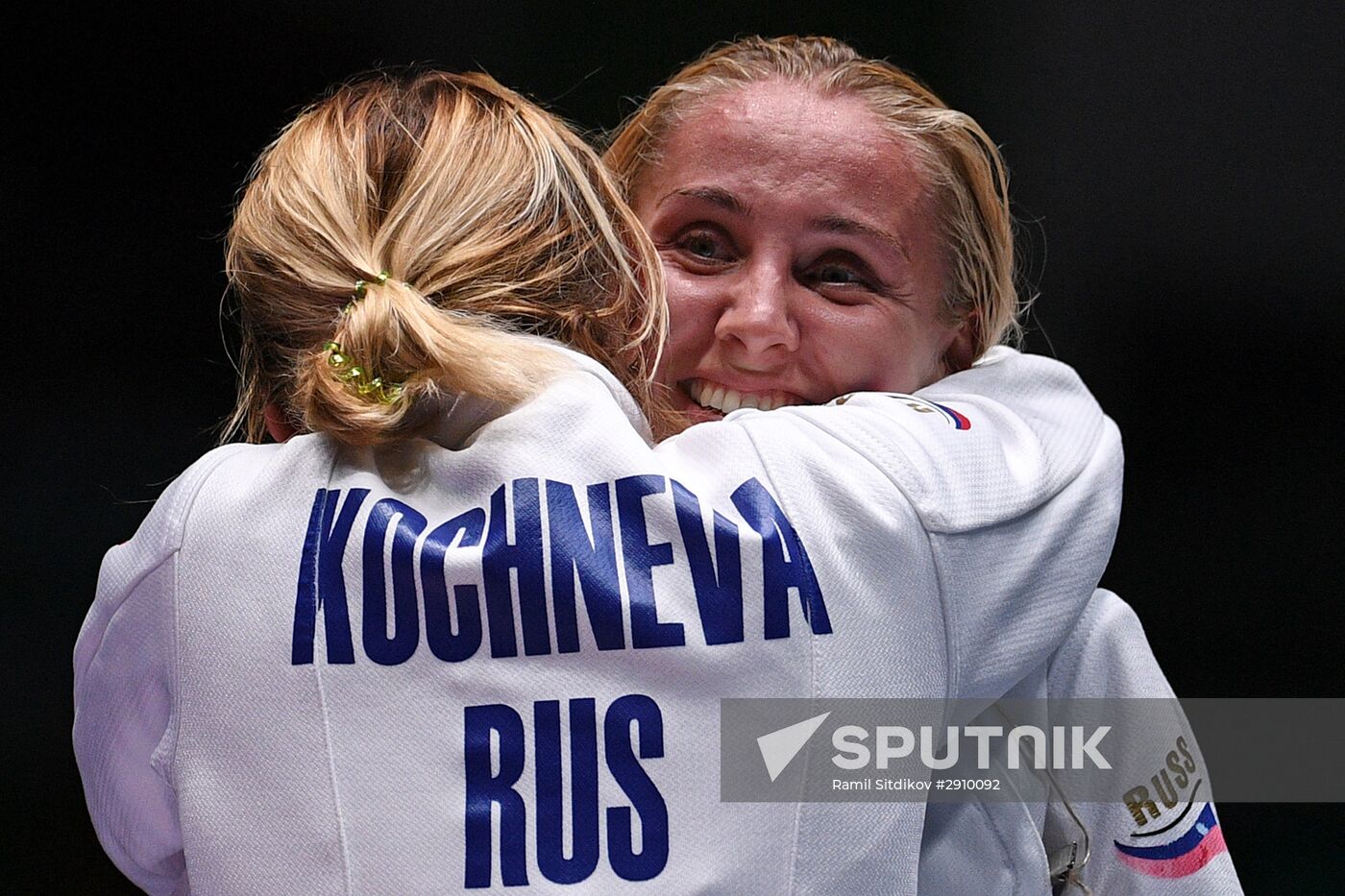 2016 Summer Olympics. Fencing. Women. Épée. Team competition