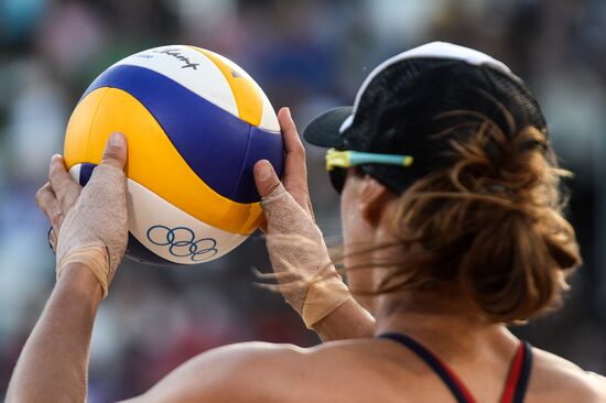 2016 Summer Olympics. Beach volleyball. Women. Day Six