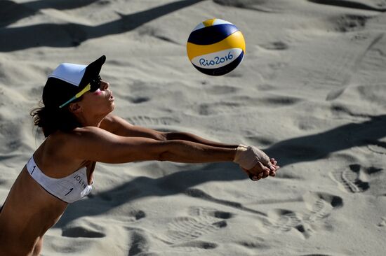 2016 Summer Olympics. Beach volleyball. Women. Day Six