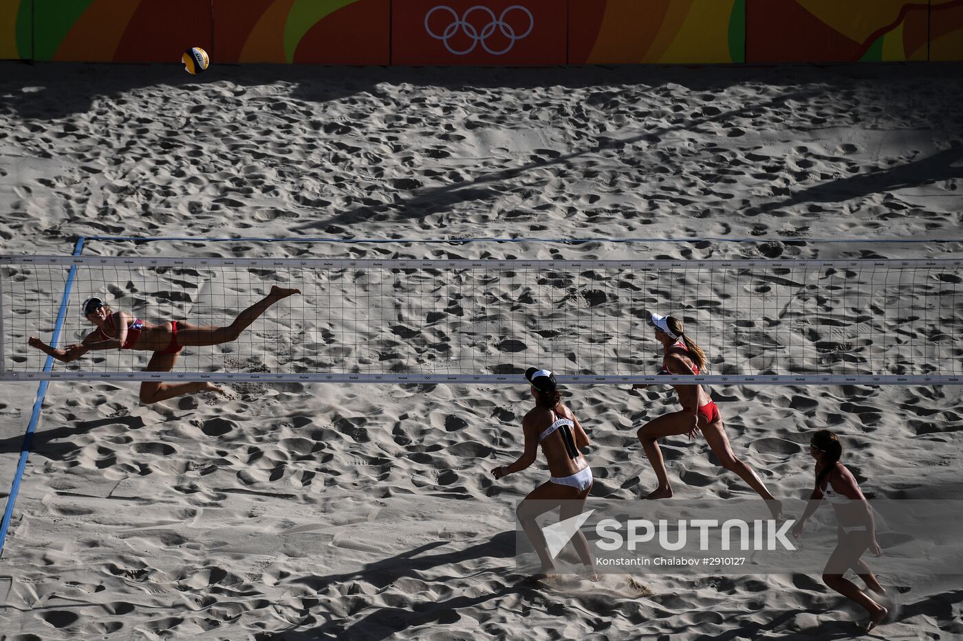 2016 Summer Olympics. Beach volleyball. Women. Day Six