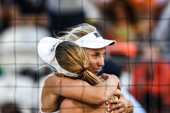 2016 Summer Olympics. Beach volleyball. Women. Day Six
