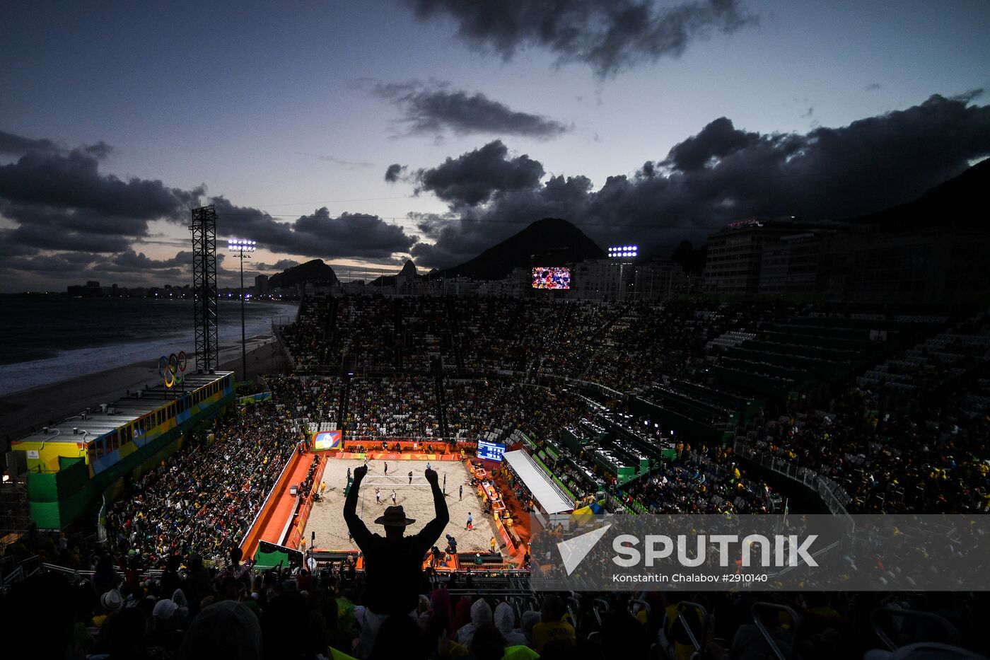 2016 Summer Olympics. Beach volleyball. Women. Day Six