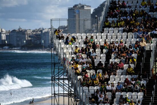 2016 Summer Olympics. Beach volleyball. Day Six