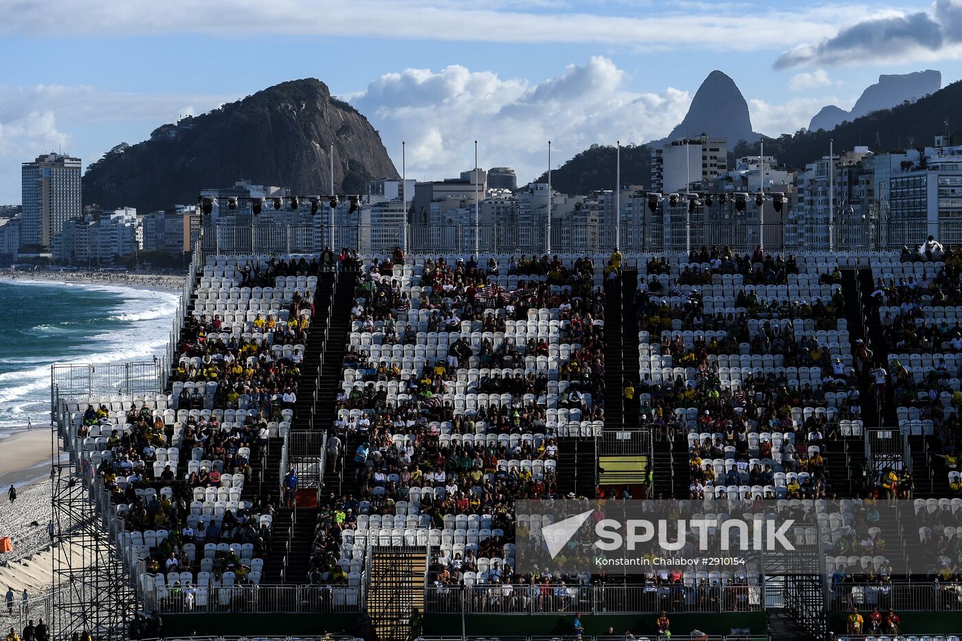 2016 Summer Olympics. Beach volleyball. Women. Day Six