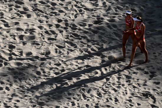 2016 Summer Olympics. Beach volleyball. Women. Day Six