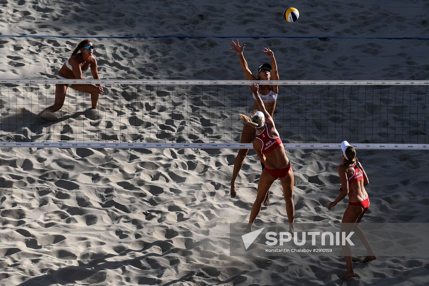 2016 Summer Olympics. Beach volleyball. Women. Day Six