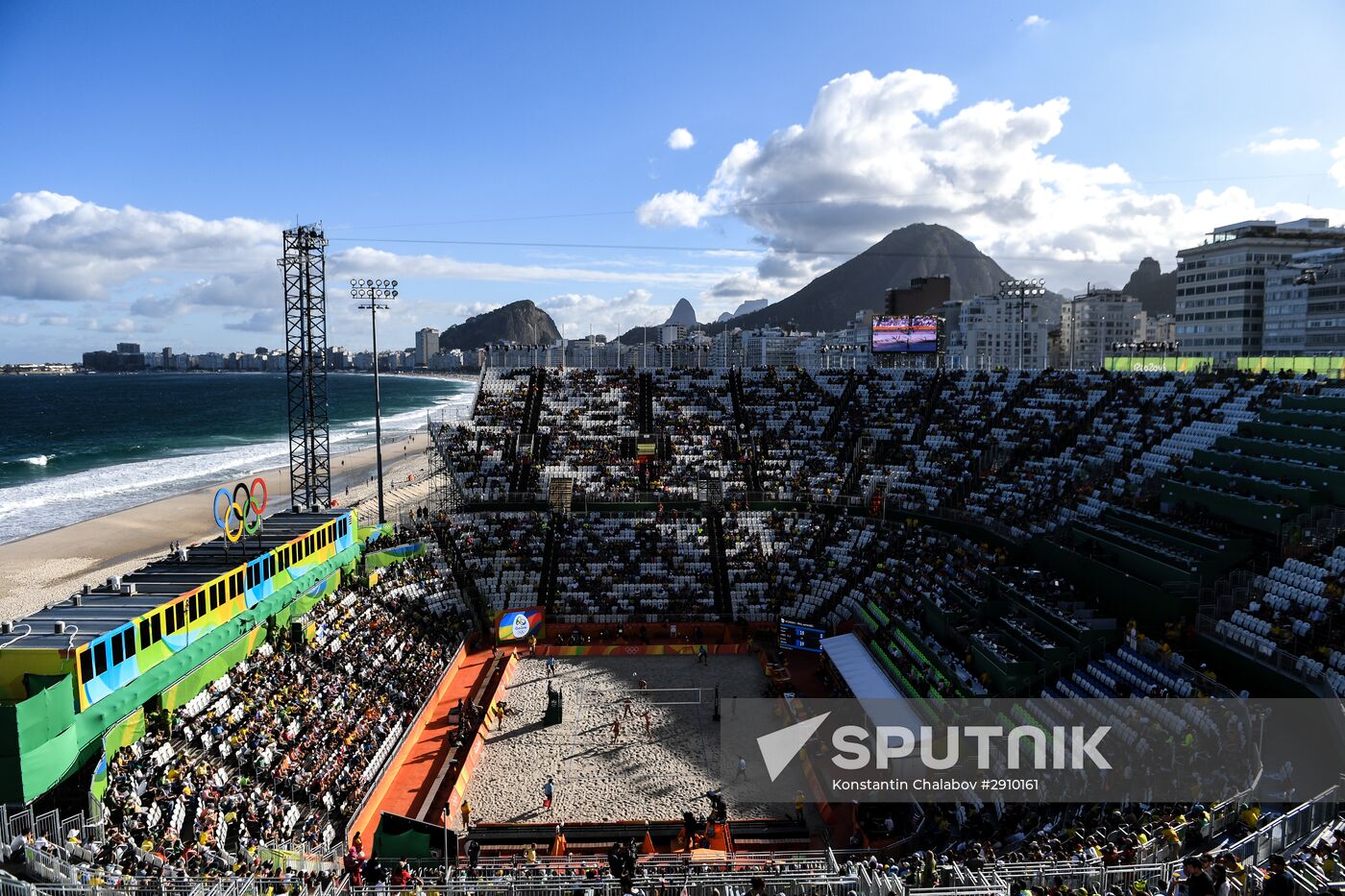 2016 Summer Olympics. Beach volleyball. Women. Day Six