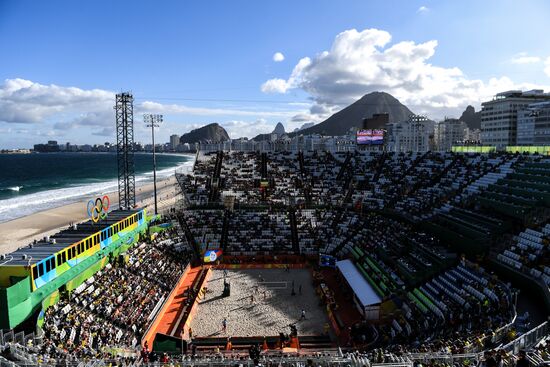 2016 Summer Olympics. Beach volleyball. Women. Day Six