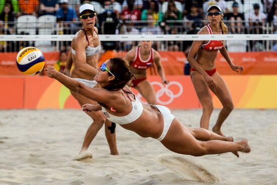 2016 Summer Olympics. Beach volleyball. Women. Day Six