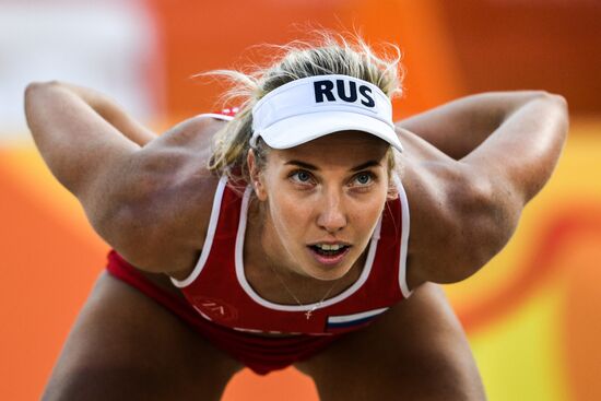 2016 Summer Olympics. Beach volleyball. Day Six