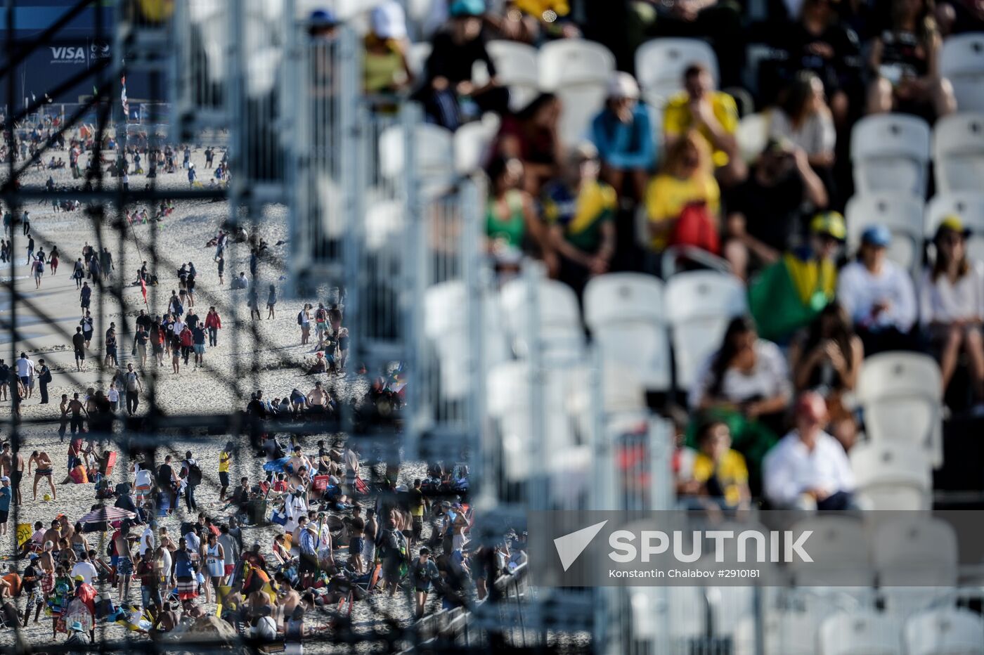2016 Summer Olympics. Beach volleyball. Day Six