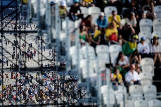 2016 Summer Olympics. Beach volleyball. Day Six