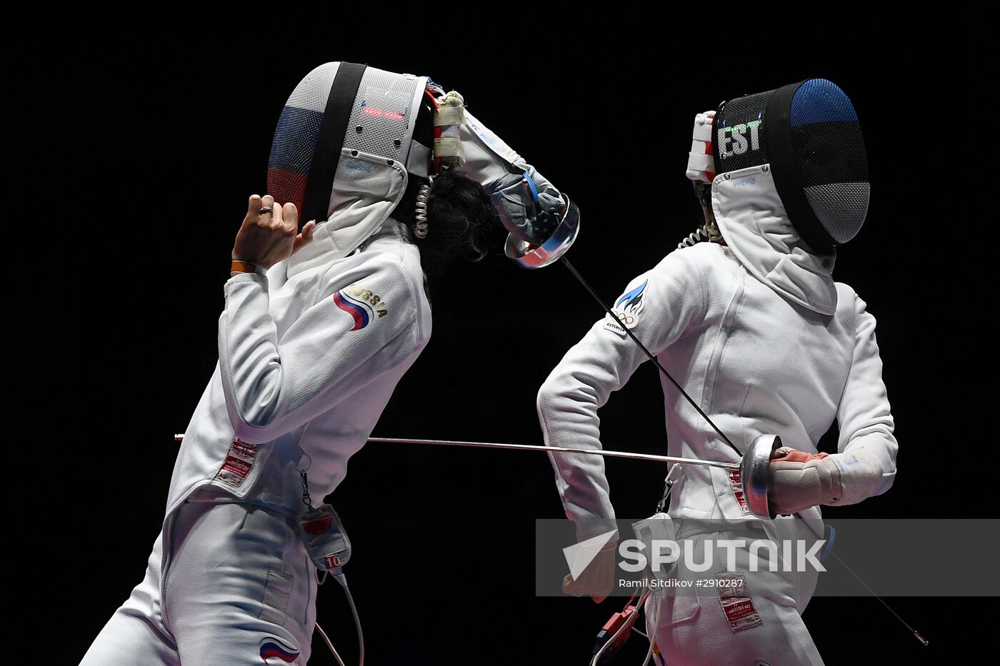 2016 Summer Olympics. Fencing. Women. Épée. Team competition