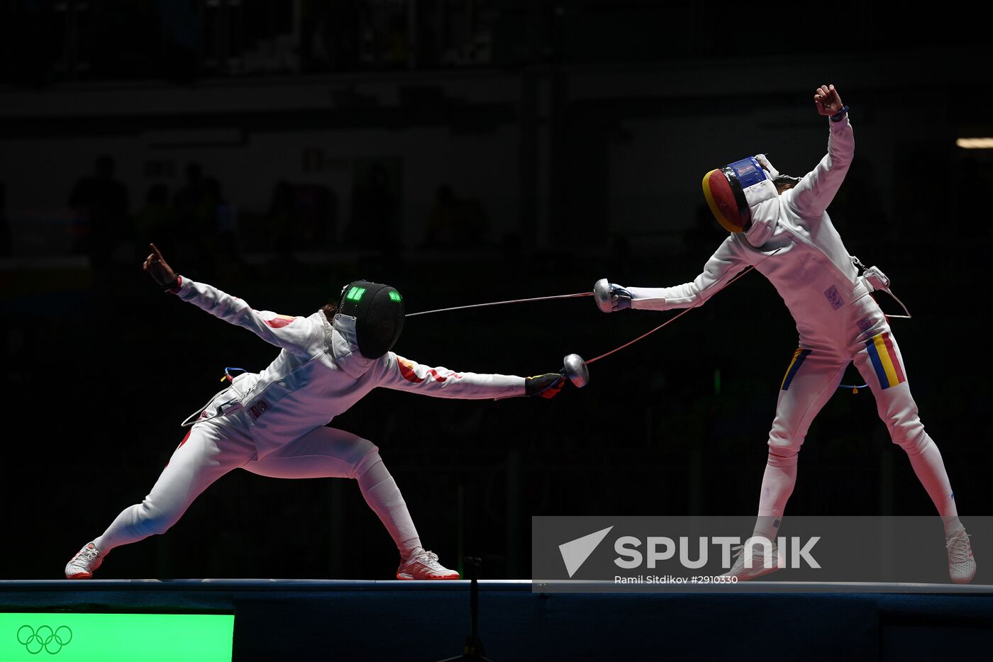 2016 Summer Olympics. Fencing. Women. Épée. Team competition