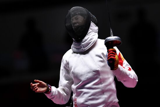 2016 Summer Olympics. Fencing. Women. Épée. Team competition