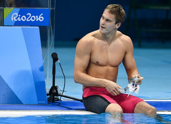2016 Summer Olympics. Swimming. Day Six